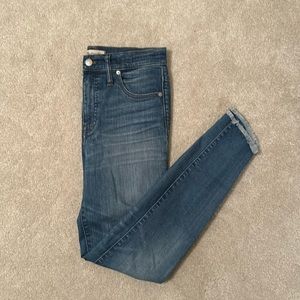 Madewell 10” High-Rise Skinny l Tulip-Hem